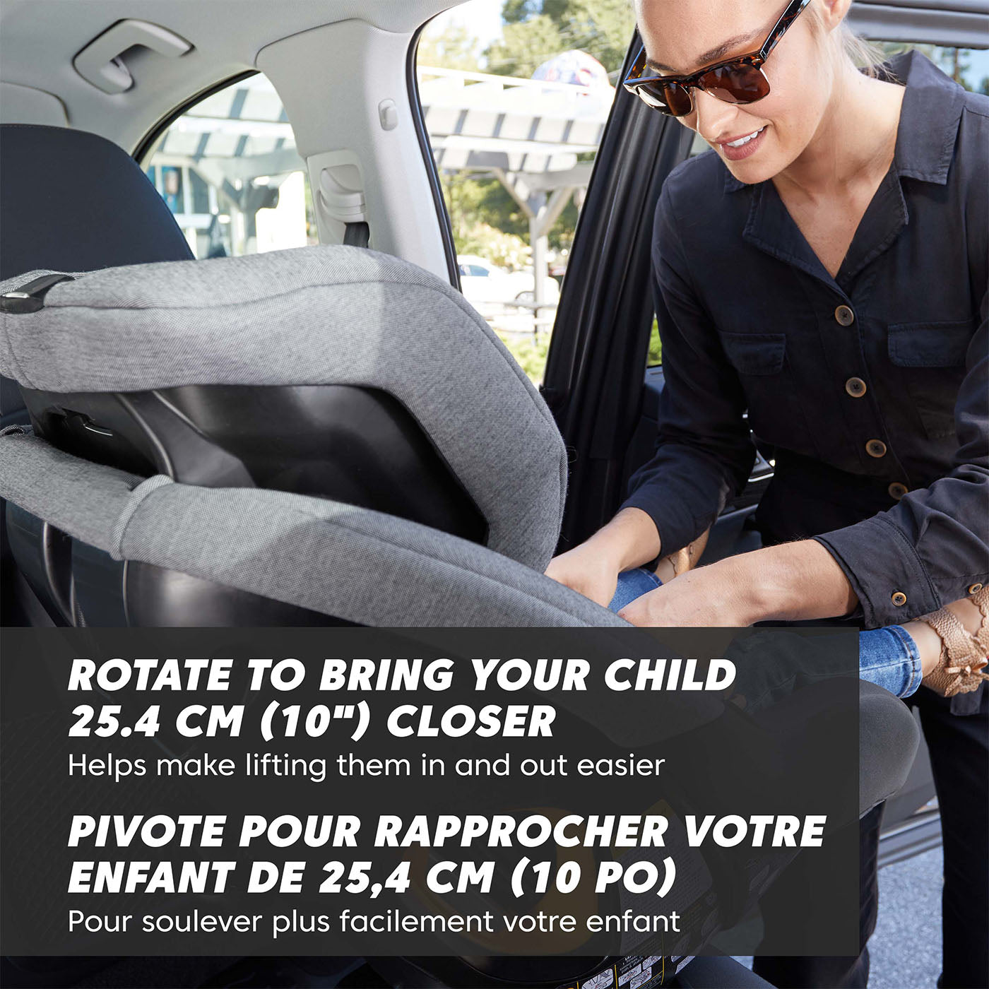 city turn™ rotating car seat